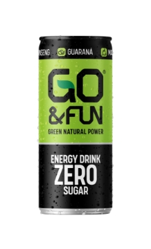 Picture of GO & FUN Zero Energy Drink 250ML (24 bottles)