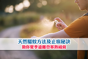 【夏季防蚊】天然驅蚊方法及止痕秘訣| 助你遠離登革熱威脅