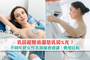 News: 乳房超聲波還是乳房X光？不同年齡女性乳癌篩查建議| 檢查費用比較