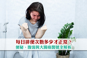 每日排便次數多少才正常？便秘、腹瀉與大腸癌警號全解析